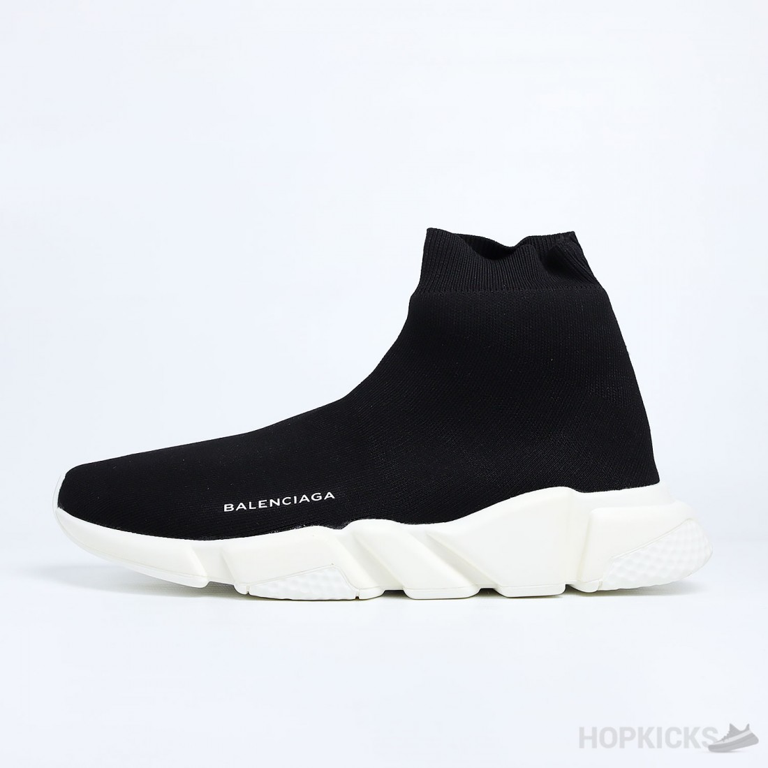 Balenciaga speed hot sale trainer mid black